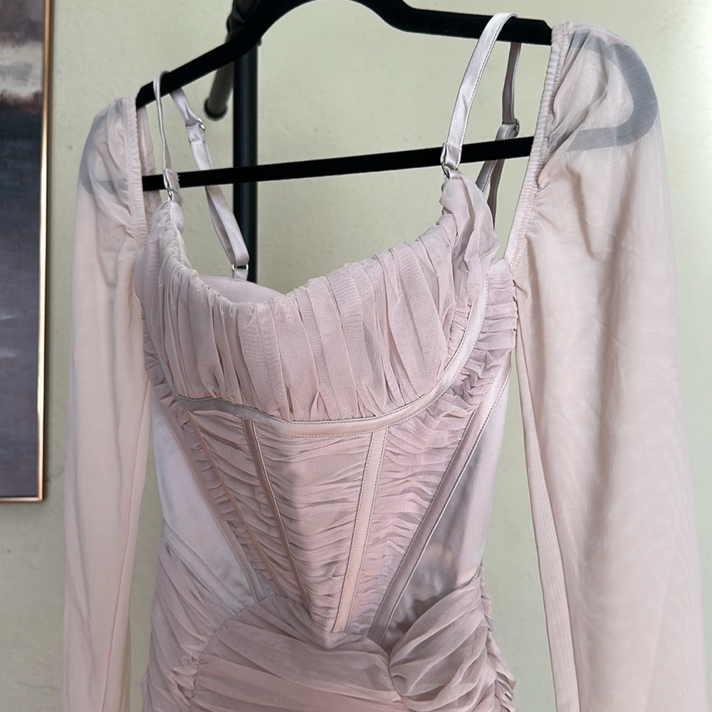 House of CB 'Freyja' Crystal Gathered Corset Dress NWOT size XS - Picture 5 of 14